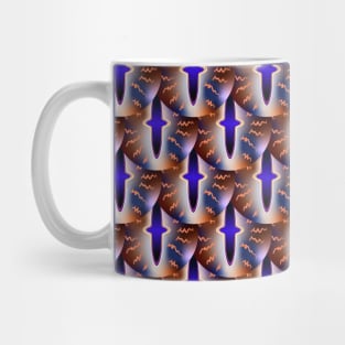 Dark blue fantasy dragon eye Mug